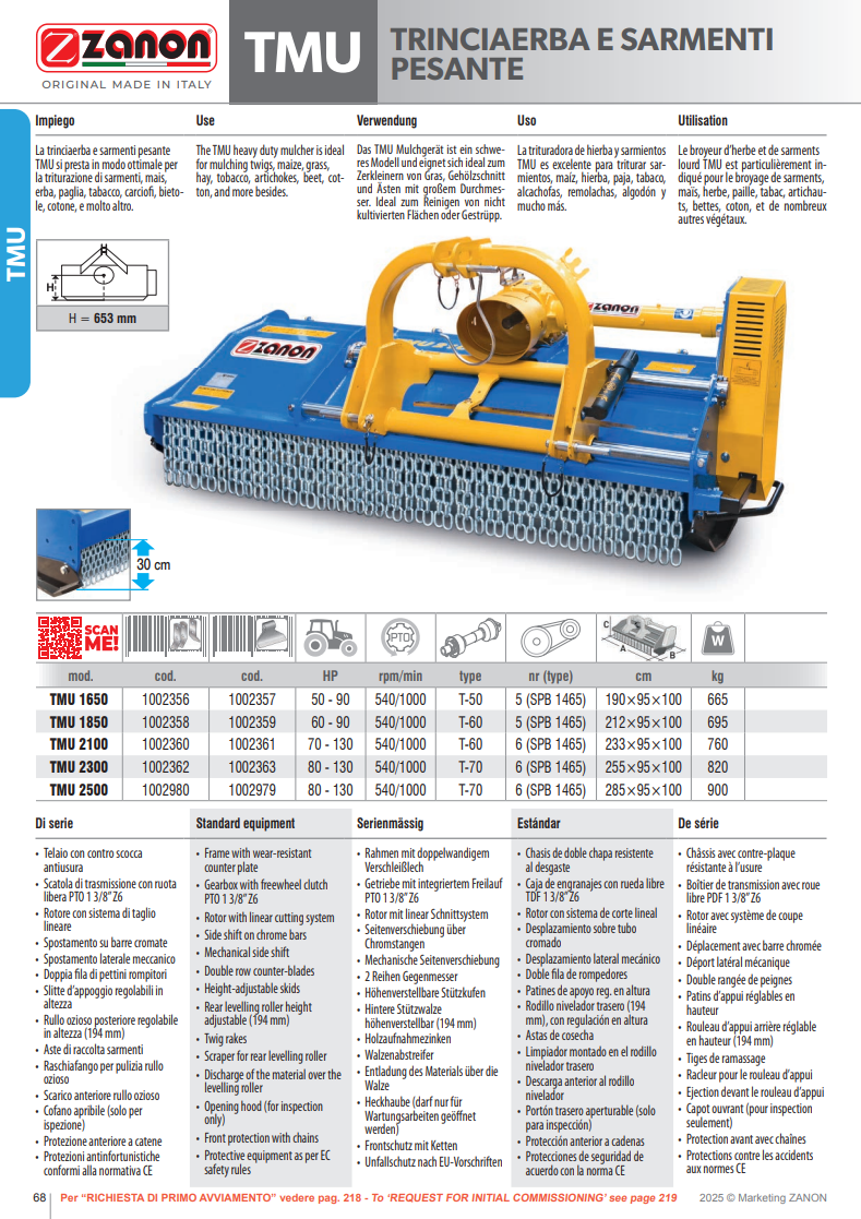 broyeur robuste - TMU - ZANON Vitiwald