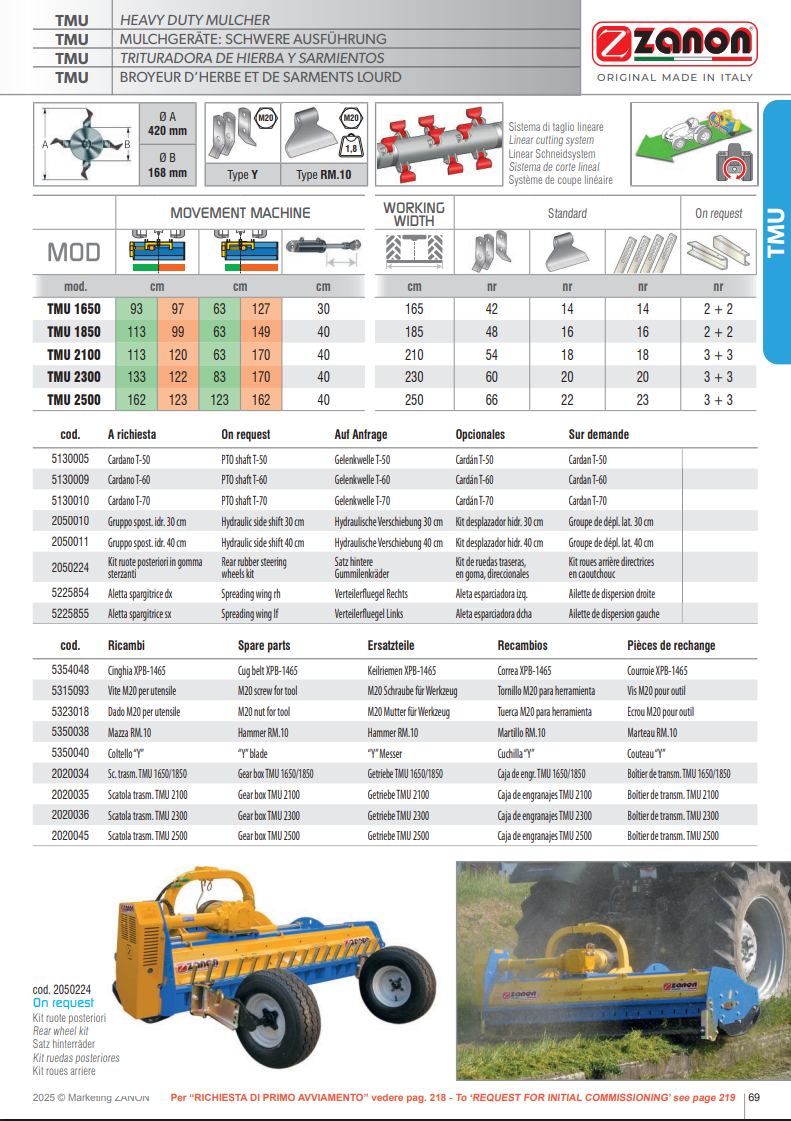 broyeur robuste - TMU - ZANON Vitiwald